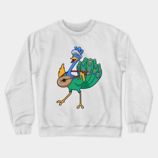 Roleplay Character - Bard - Minstrel - Peacock Crewneck Sweatshirt